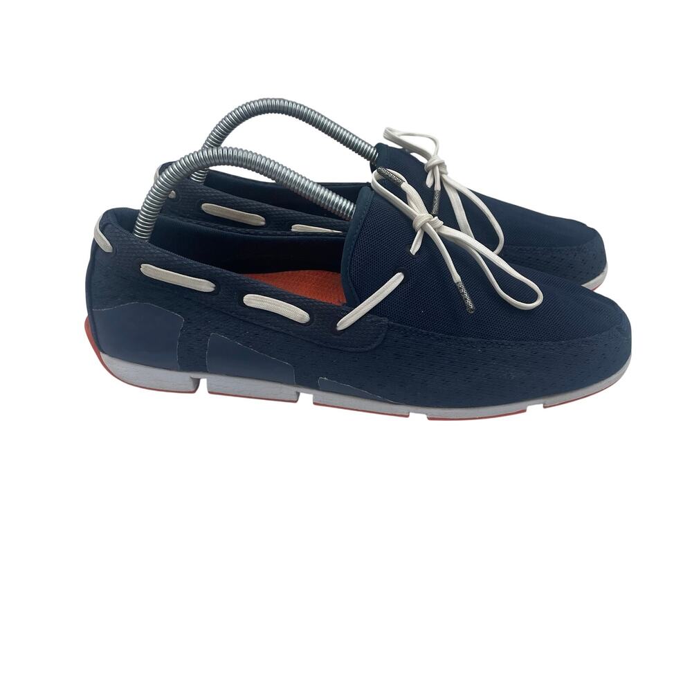 SWIMS Breeze Loafers Driving Moccasins Shoes Navy Blue Comfort Mens 8